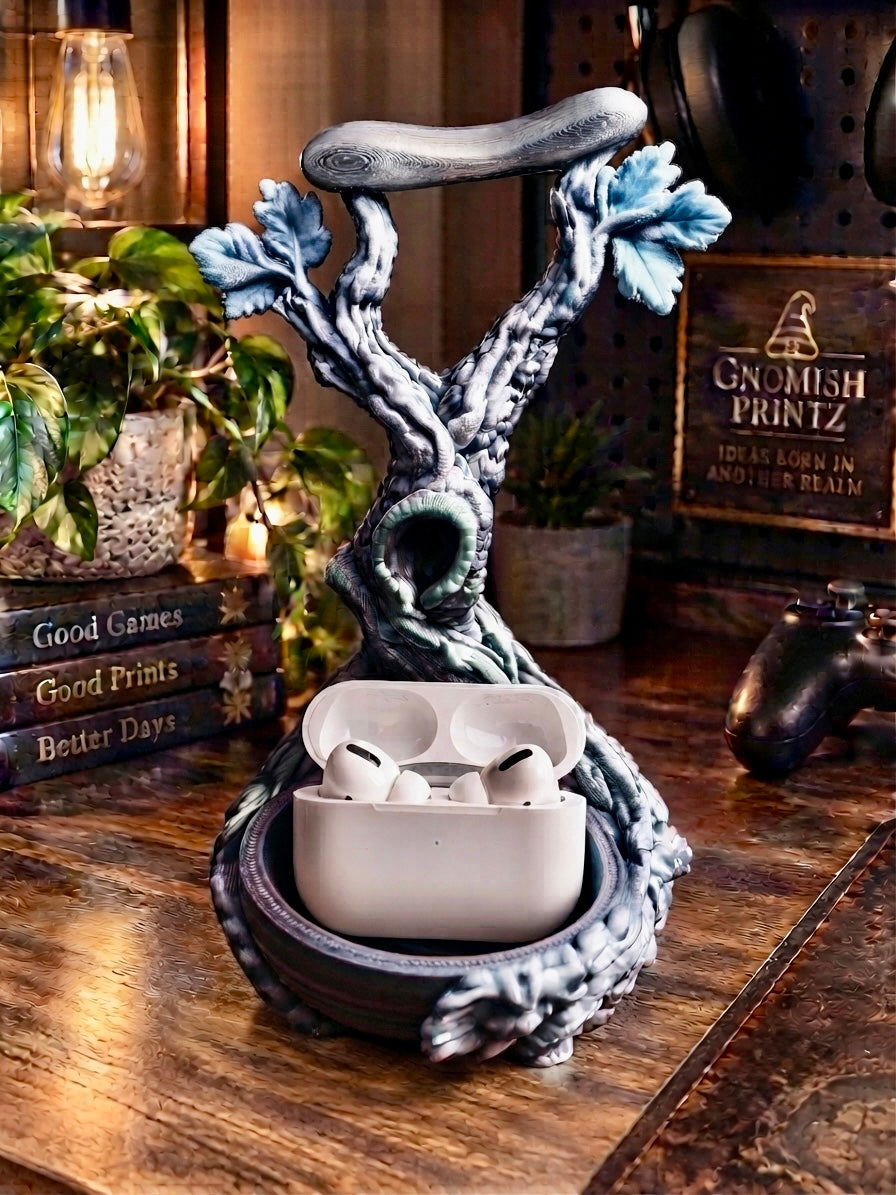Elderroot Headphone Stand & Earbud Tray