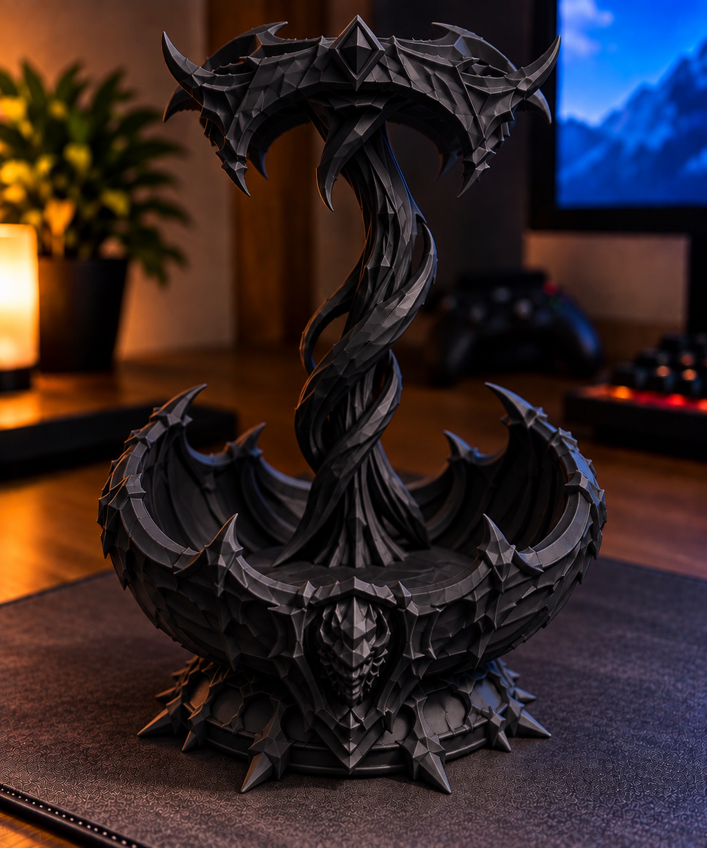 Dragon Fang Headphone Stand &amp; Desk Organizer