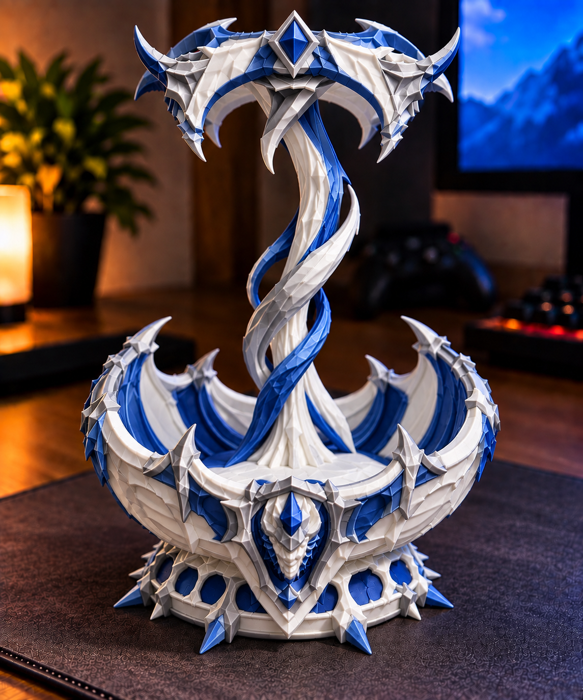 Dragon Fang Headphone Stand &amp; Desk Organizer